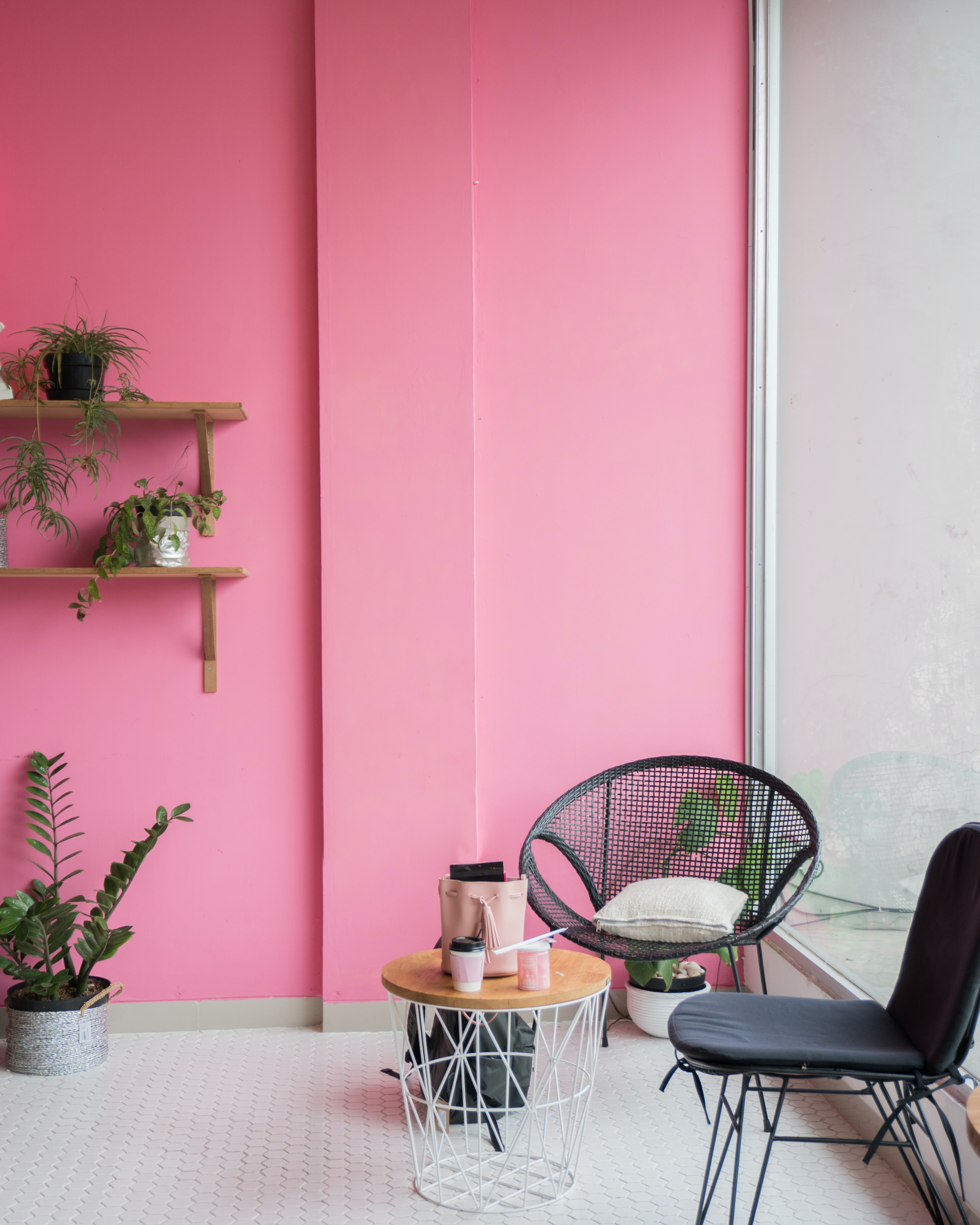 IS PINK PAINT HARD TO COVER? 
